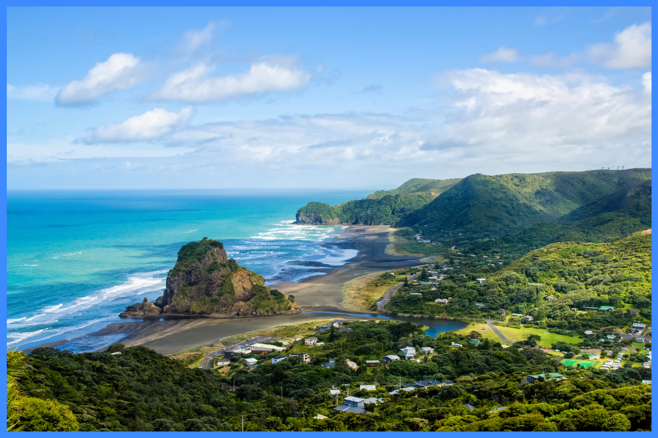 Piha Beach – Nový Zéland